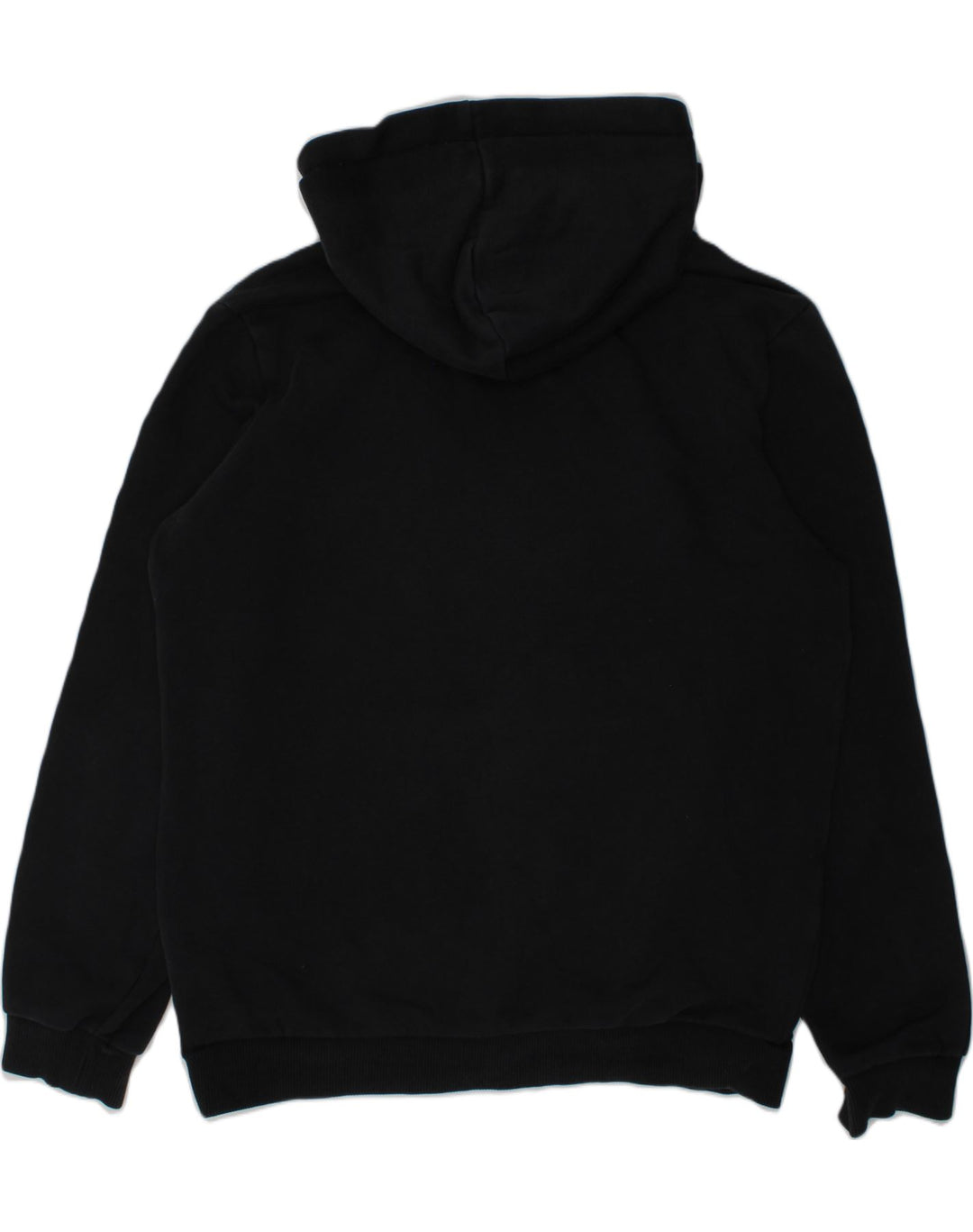 PUMA Boys Graphic Hoodie Jumper 13-14 Years Black Cotton | Vintage Puma | Thrift | Second-Hand Puma | Used Clothing | Messina Hembry 