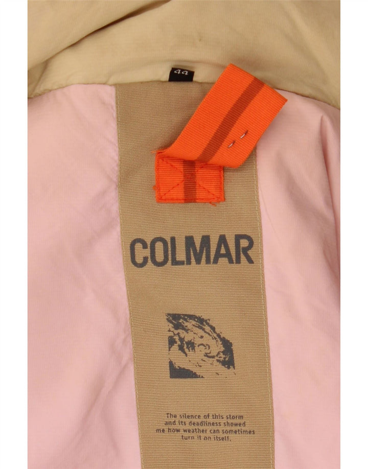 Colmar Damen Wattierte Jacke mit Kapuze IT 44 Medium Beige Polyester