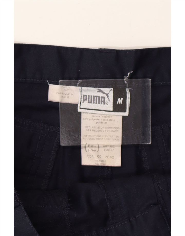 Męskie spodenki cargo PUMA średnie W32 granatowo-niebieskie, bawełniane