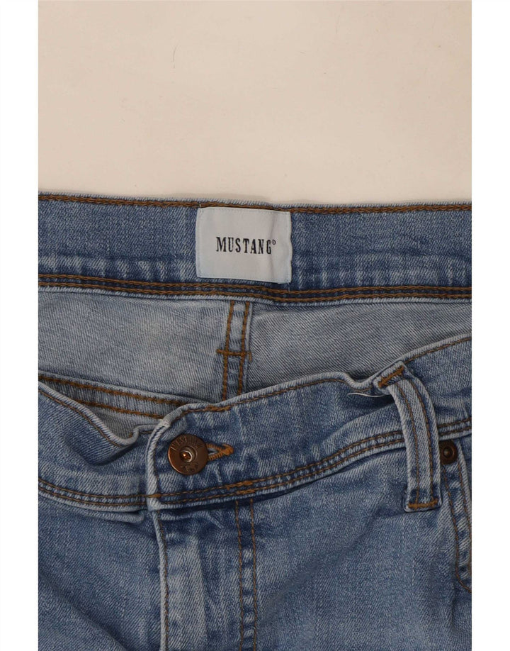 Jeans dritti da uomo Mustang W38 L31 Blu