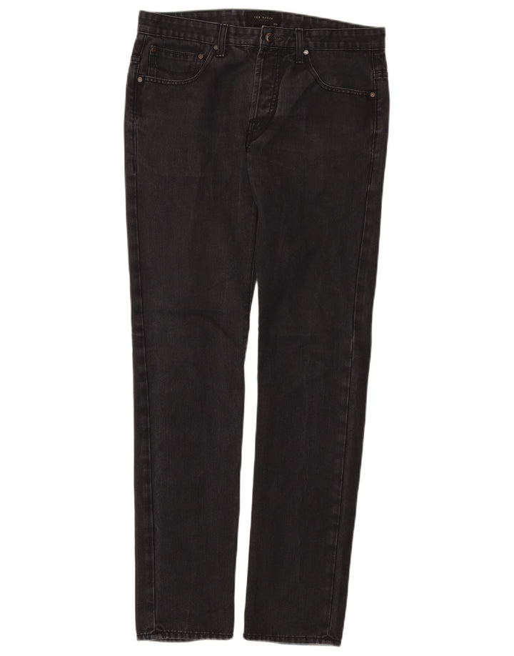 Damskie jeansy slim Ted Baker W30 L31, czarne, bawełniane