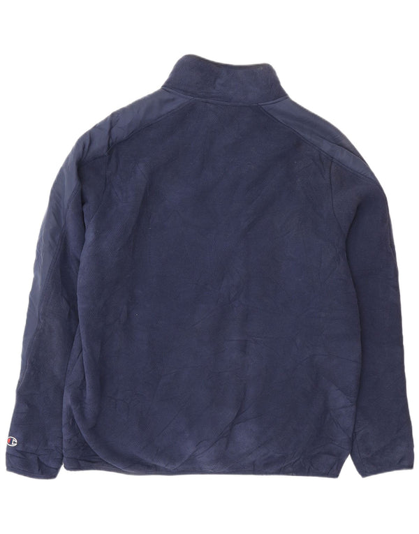 Giacca Sherpa da uomo Champion UK 42 XL Poliestere blu navy