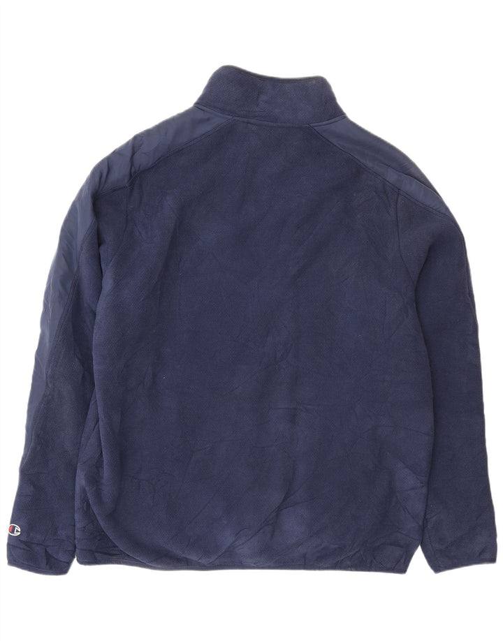 Giacca Sherpa da uomo Champion UK 42 XL Poliestere blu navy
