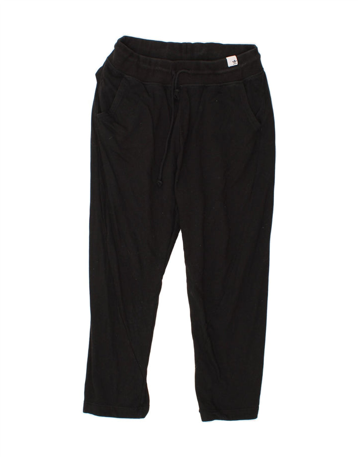 ADIDAS Womens Tracksuit Trousers UK 12 Medium  Black Cotton Vintage Adidas and Second-Hand Adidas from Messina Hembry 