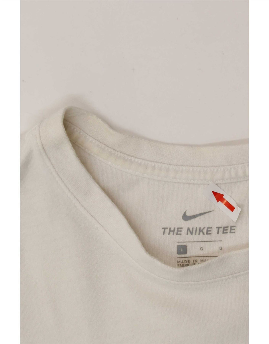 Nike Herren T-Shirt Top Große weiße Baumwolle