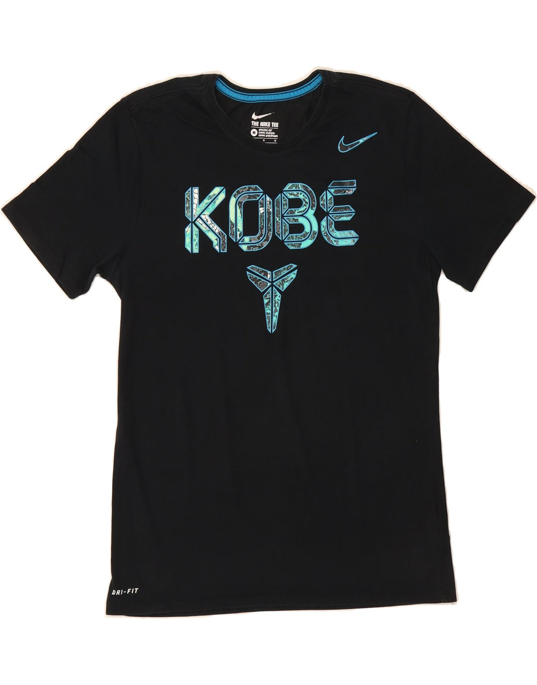 NIKE Mens Athletic Cut Graphic T-Shirt Top Medium Black Cotton Vintage Nike and Second-Hand Nike from Messina Hembry 
