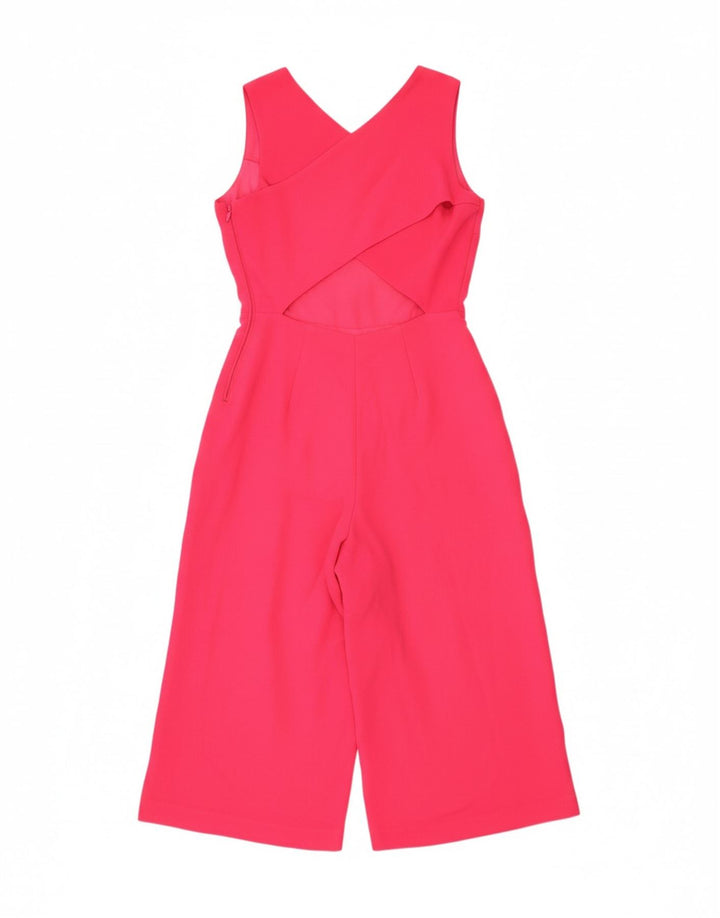 WAREHOUSE Womens Sleeveless Jumpsuit UK 12 Medium Pink Vintage Warehouse and Second-Hand Warehouse from Messina Hembry 