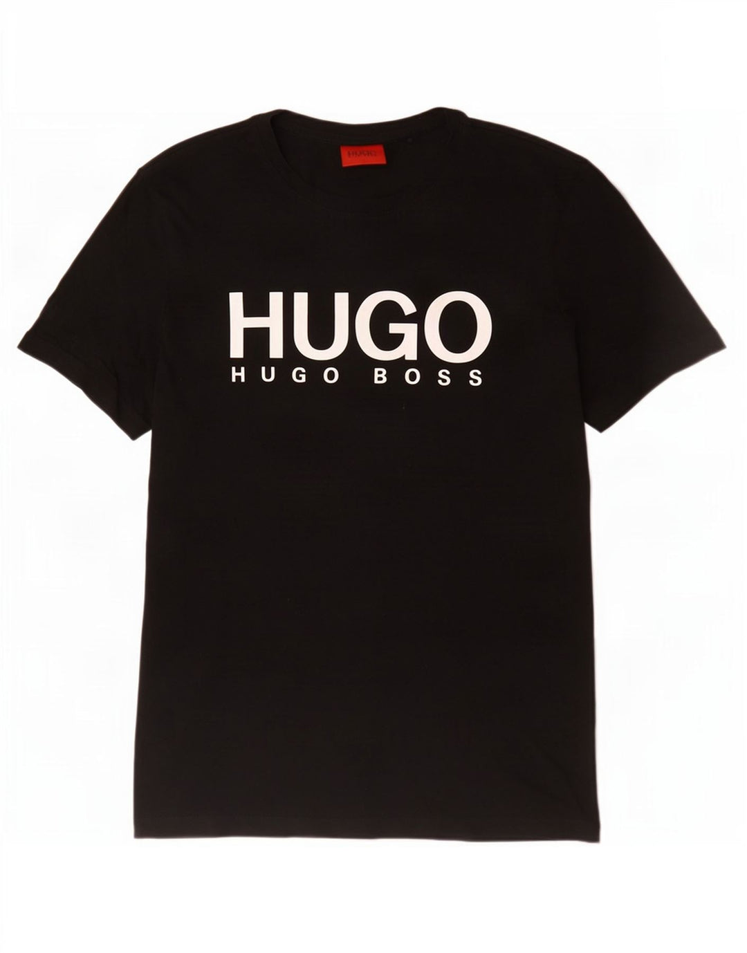 Tricou grafic pentru bărbați Hugo Boss Top Medium Black Bumbac