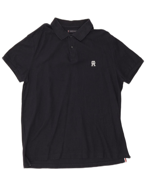 Polo Tommy Hilfiger Hombre XL Algodón Azul Marino
