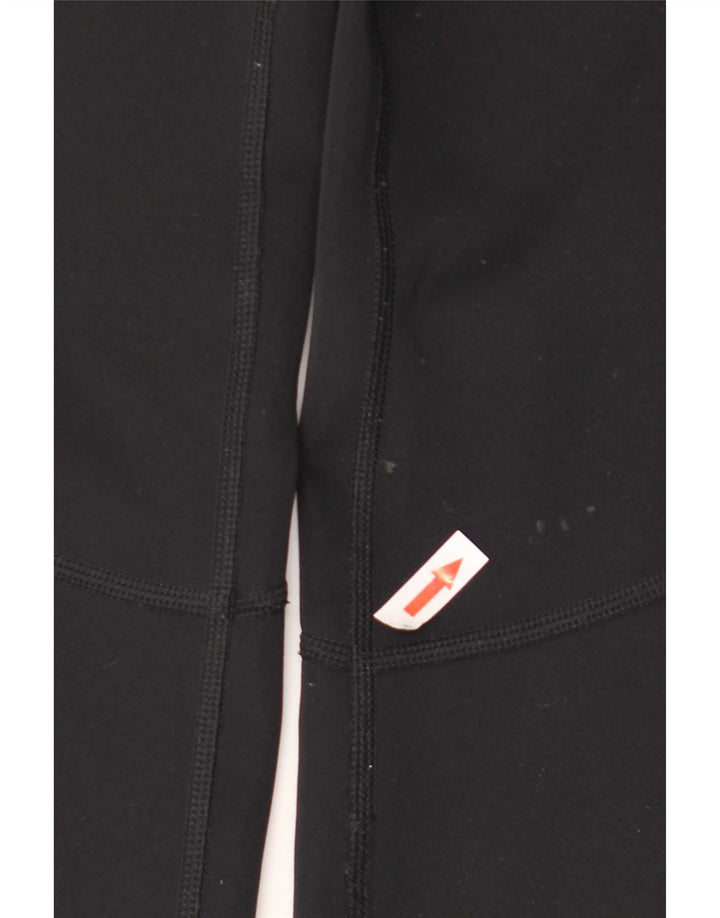 New Balance Womens Graphic Leggings UK 12 Medium Black