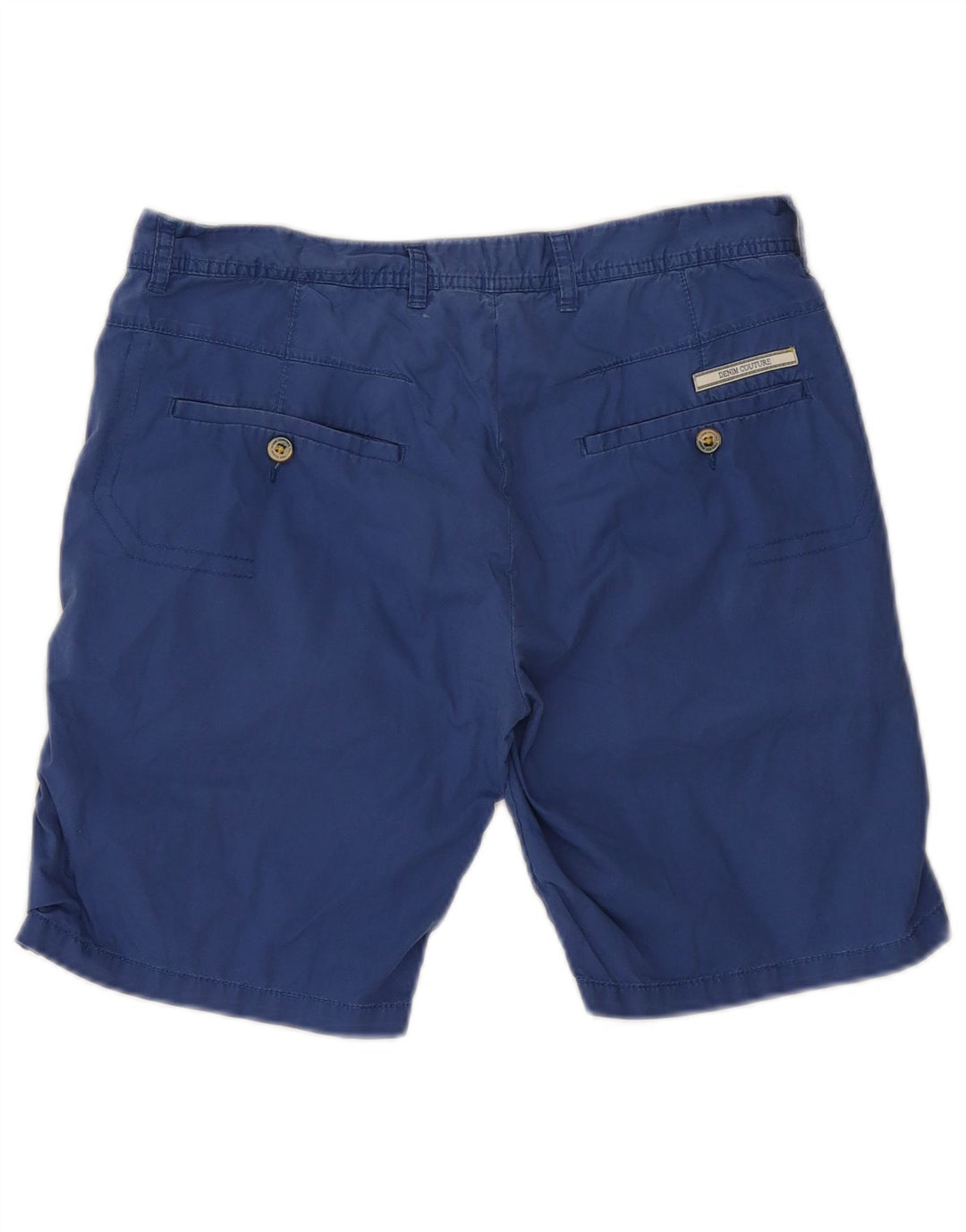 Zara Mens Chino Shorts EU 38 Small W30 Blue