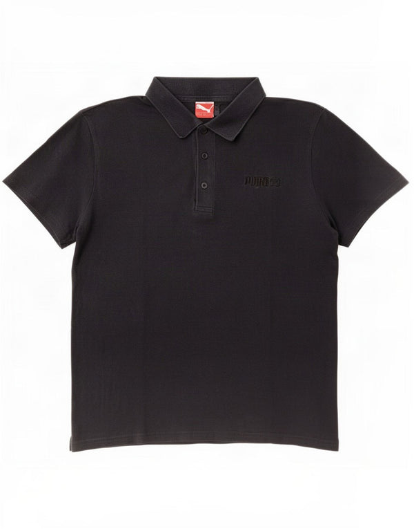 Puma Mens Polo Shirt Large Black