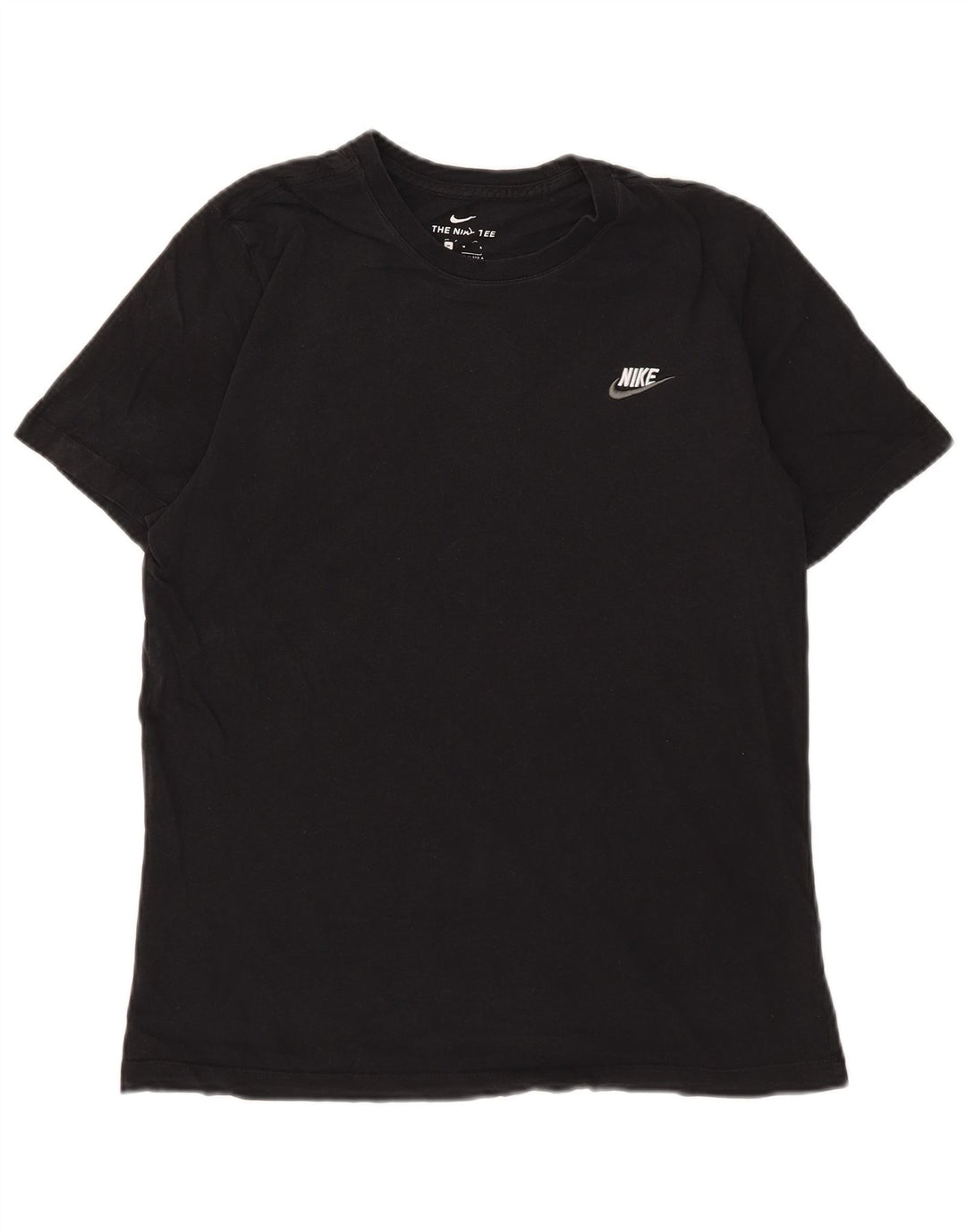 Męski T-shirt z grafiką Nike, średni czarny, bawełniany