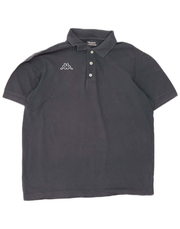Kappa herre poloshirt XL grå bomuld