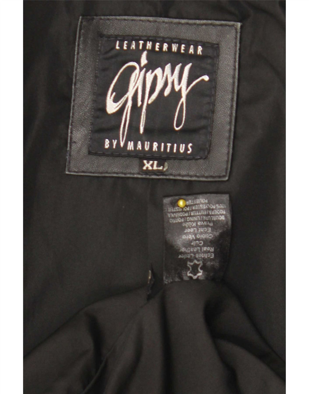 Gipsy by Mauritius Mens 3 Button Blazer Jacket UK 42 XL Black
