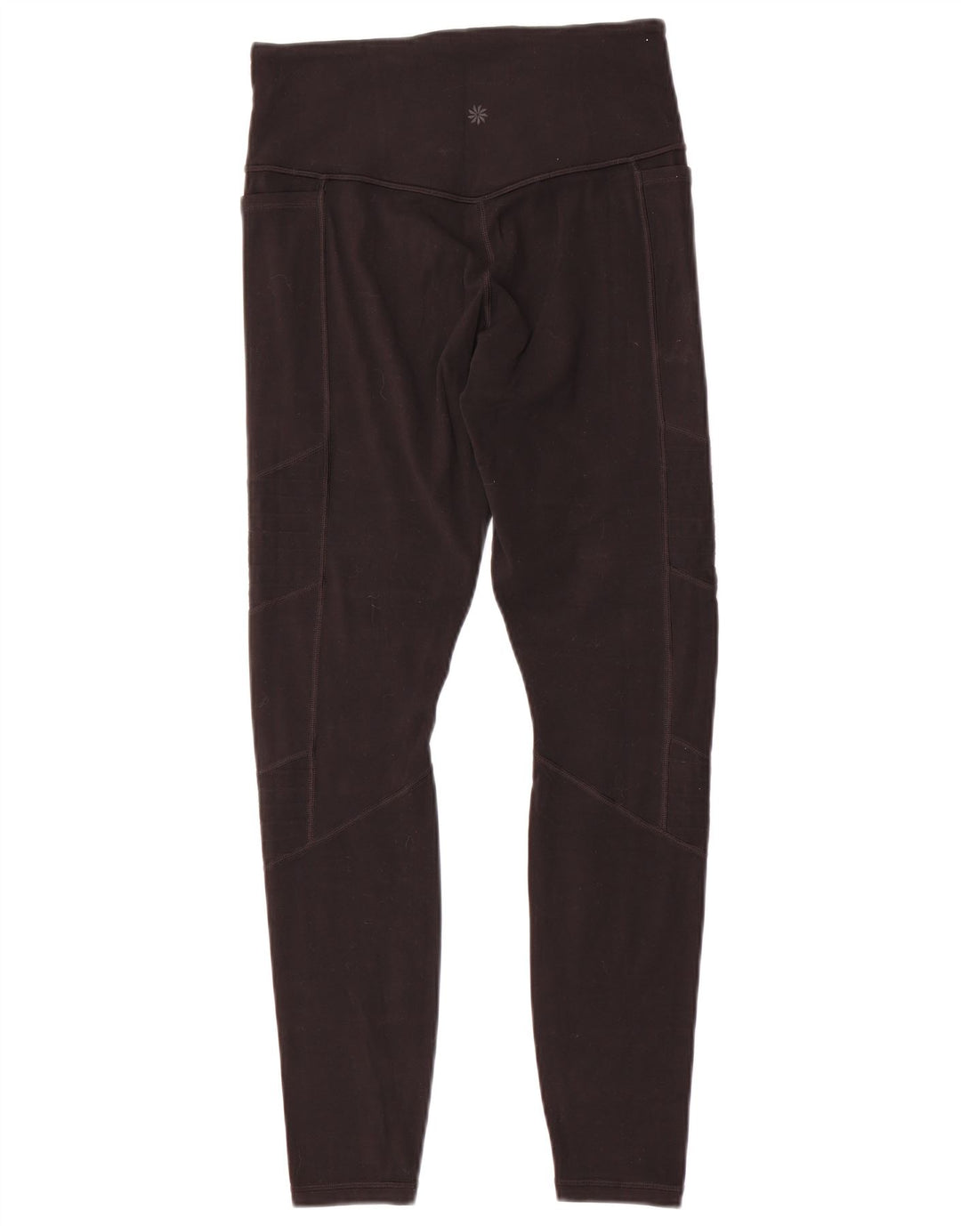 Legginsy damskie ATHLETA UK 10, małe, czarne, nylonowe