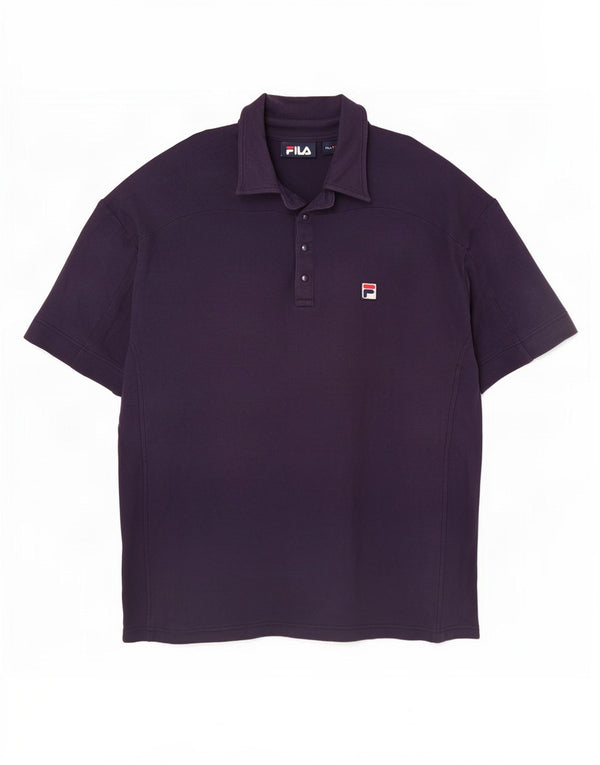 Fila Polo Hombre XL Algodón Azul Marino
