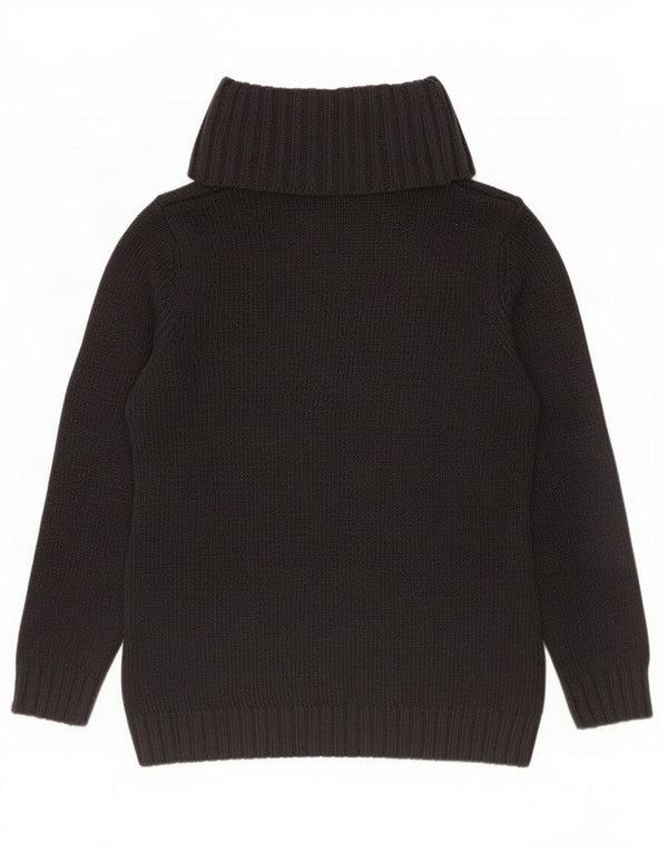 Pulover cu gât rulat pentru femei Canda UK 14 Medium Black Acrilic