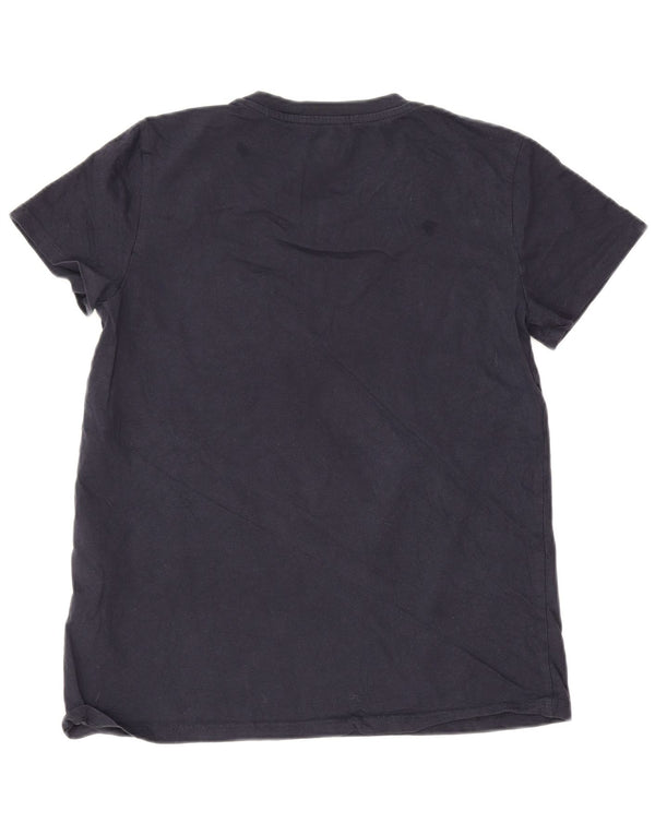 Γυναικείο γραφικό μπλουζάκι Levi's Top UK 10 Small Navy Blue Floral Βαμβακερό