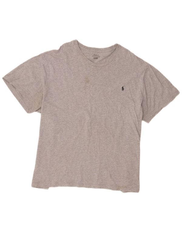 Polo Ralph Lauren Herren T-Shirt Top 2XL Grau Baumwolle