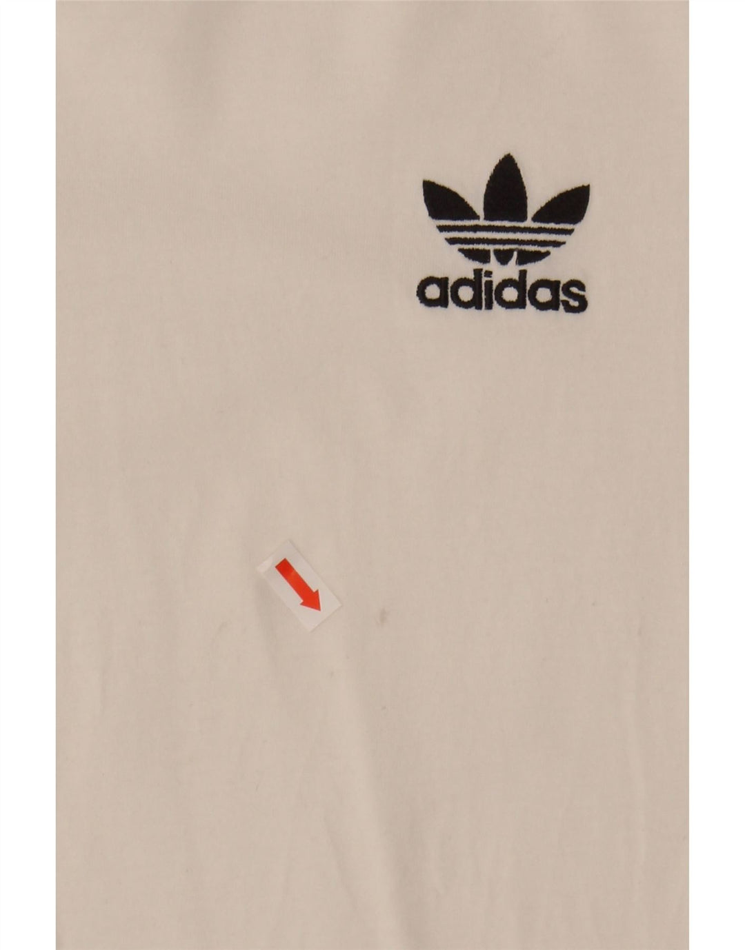 ADIDAS Womens T-Shirt Top UK 12 Medium White Cotton Vintage Adidas and Second-Hand Adidas from Messina Hembry 