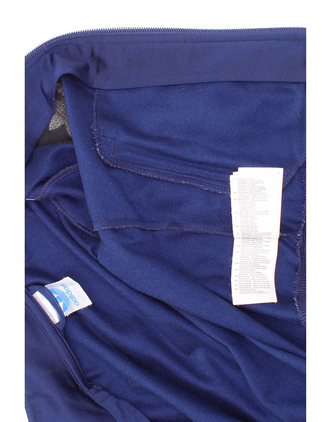 Veste de survêtement Adidas Garçon 3-4 ans Bleu Marine Polyester