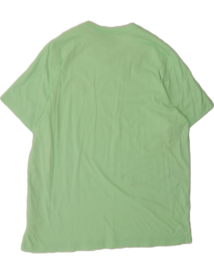 ADIDAS Mens T-Shirt Top XL Green Cotton Vintage Adidas and Second-Hand Adidas from Messina Hembry 