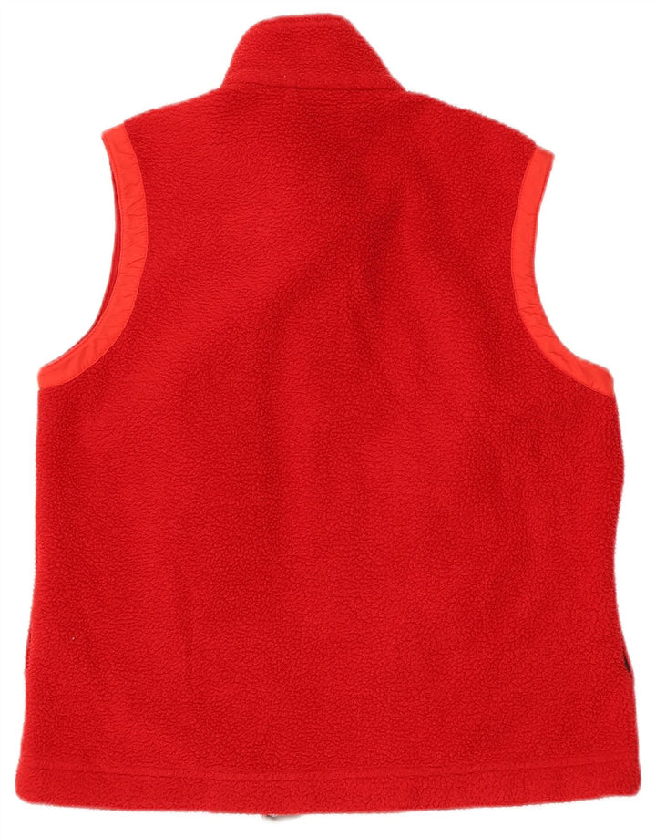 Murphy & Nye Dame Fleece Gilet UK 14 Medium Rød Polyester