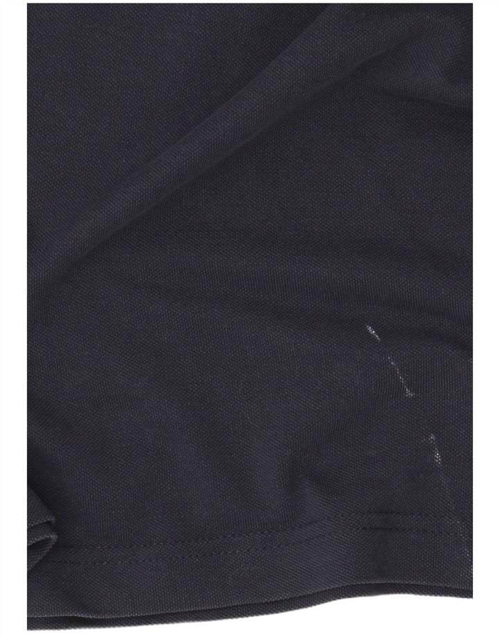 HUGO BOSS Mens Polo Shirt Large Navy Blue Cotton