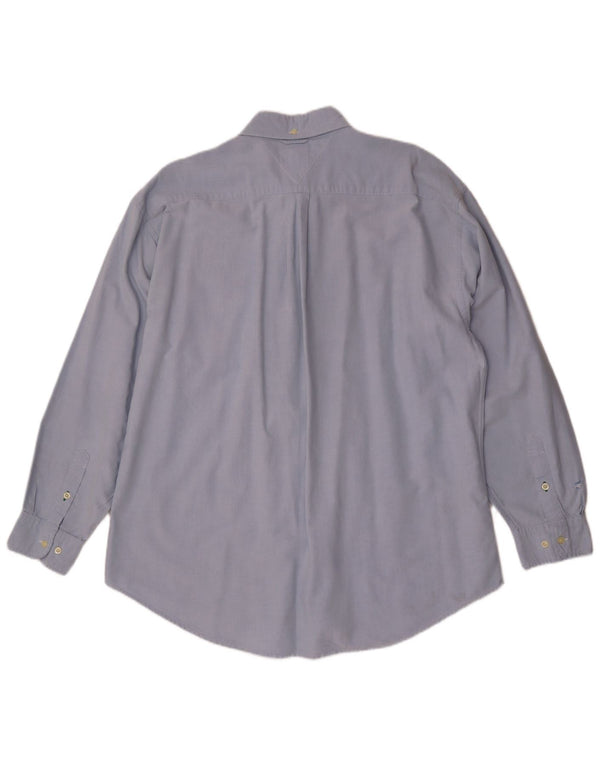 Camisa Tommy Hilfiger Hombre XL Algodón Azul