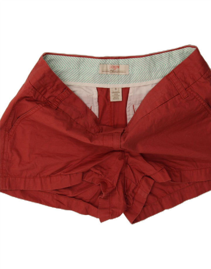 J. CREW Womens Chino Shorts US 8 Medium W34 Red Cotton Classic Vintage J. Crew and Second-Hand J. Crew from Messina Hembry 