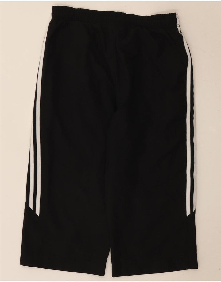 Pantaloni da tuta Adidas Capri da uomo piccoli in poliestere nero