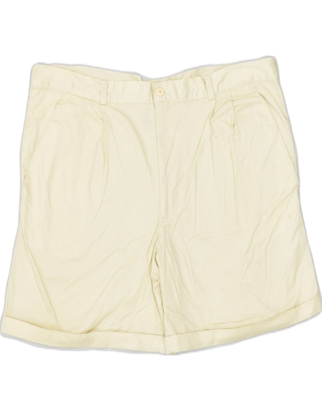 VINTAGE Womens Chino Shorts XL W38 Beige Cotton | Vintage | Thrift | Second-Hand | Used Clothing | Messina Hembry 