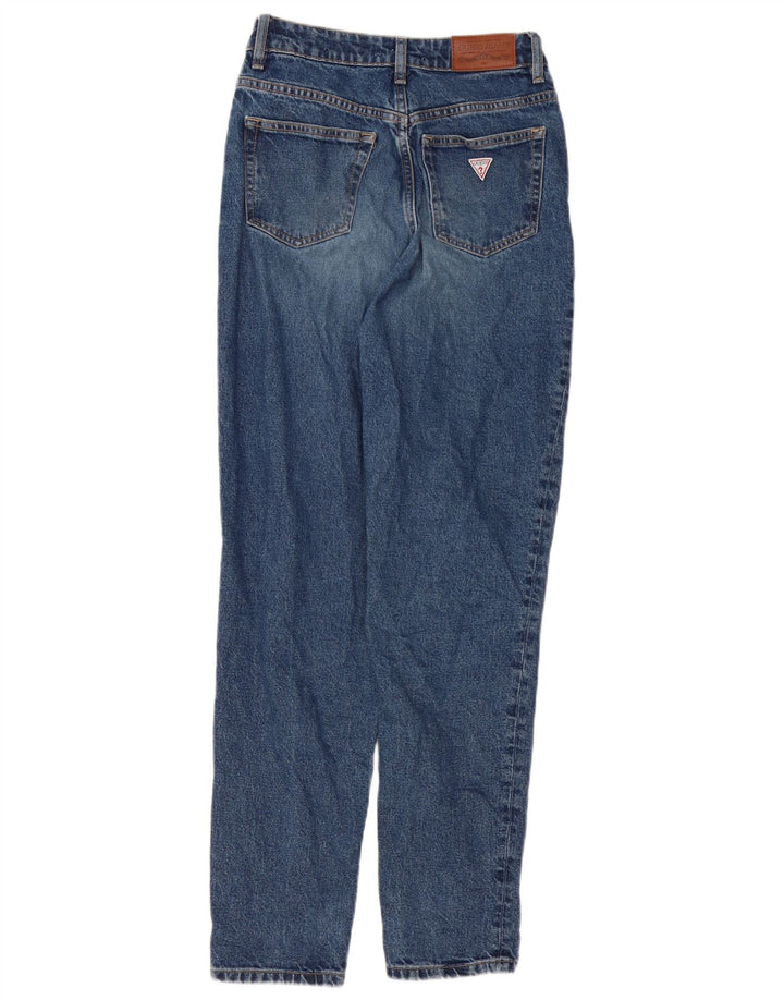 Guess Womens Tapered Jeans W25 L29 Blue Cotton
