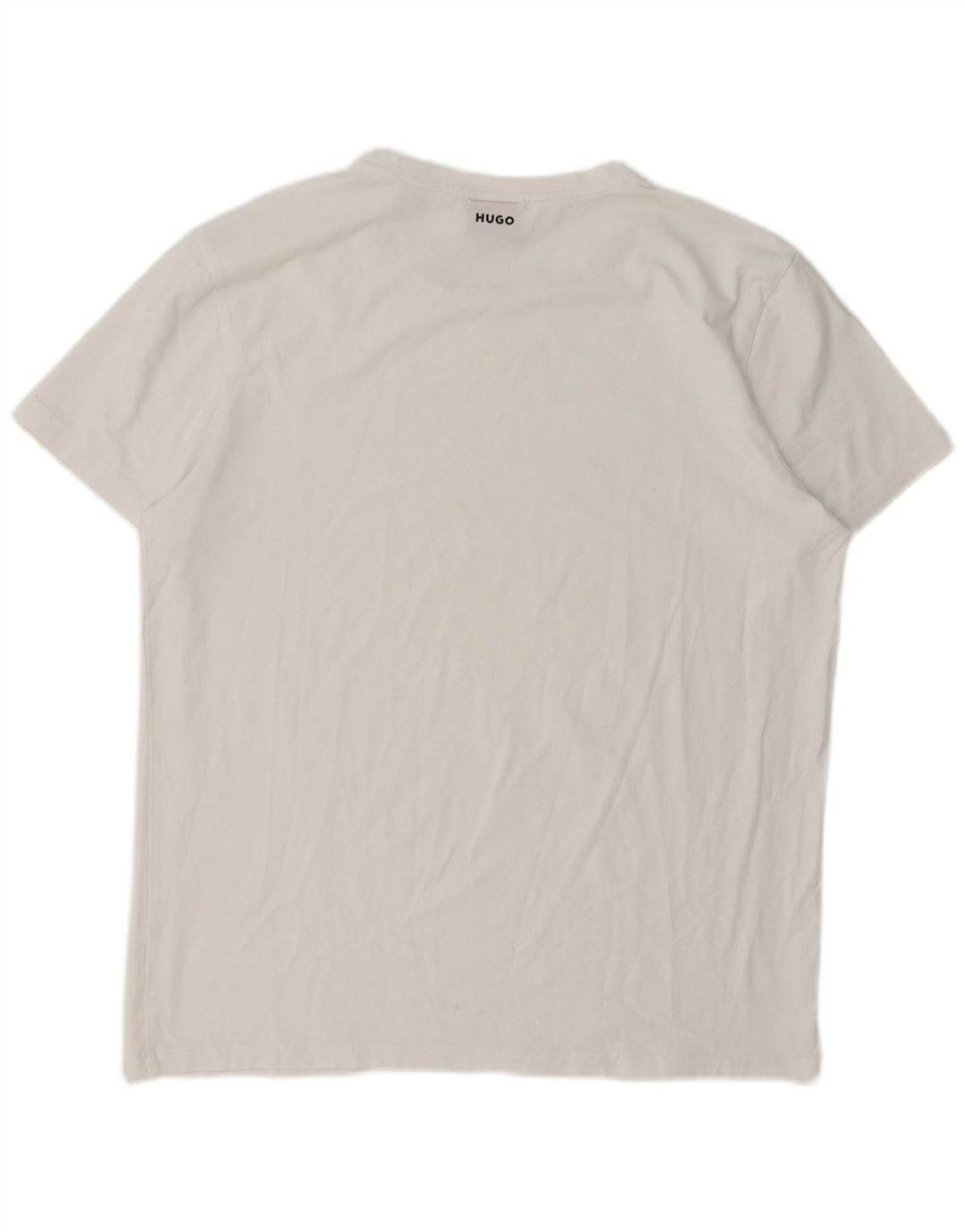 Hugo Boss Mens T-Shirt Top XL White