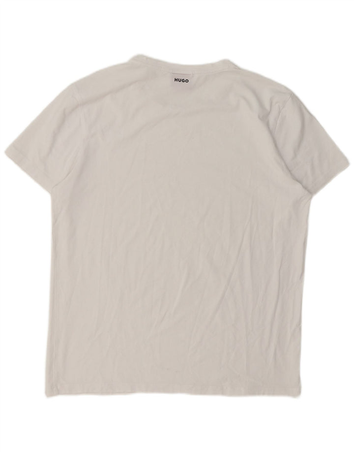 Hugo Boss Mens T-Shirt Top XL White