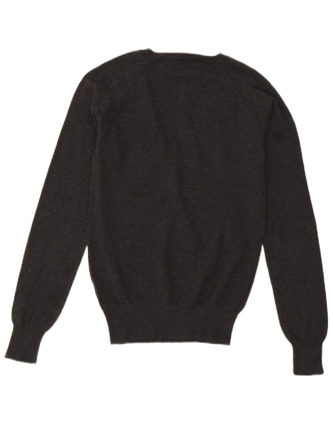 ZARA Womens V-Neck Jumper Sweater UK 10 Small Grey