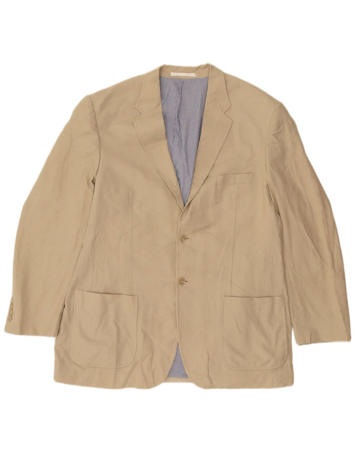 Marks & Spencer Chaqueta tipo blazer larga con 2 botones para hombre UK 38 Medium Beige
