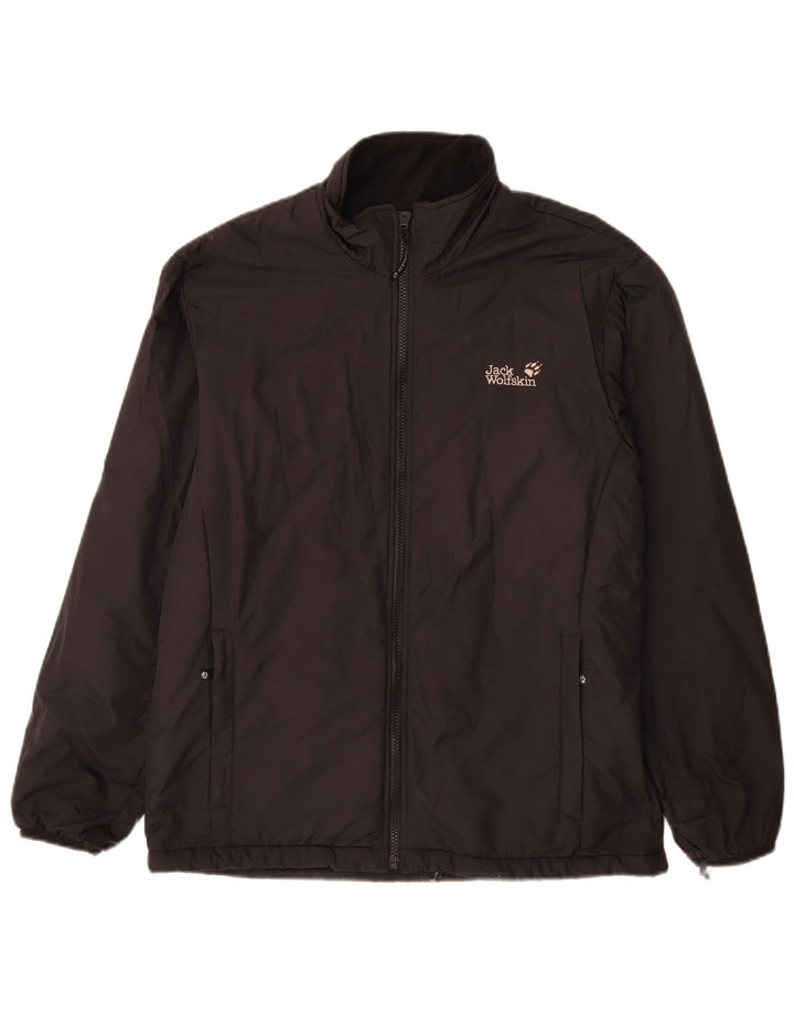 Giacca a vento da uomo Jack Wolfskin UK 36/38 poliestere nero medio