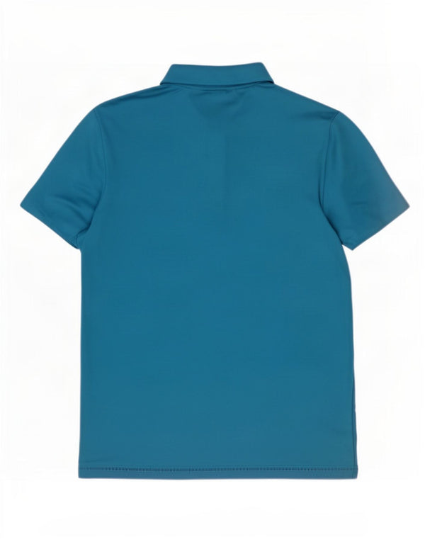 Adidas Herren-Poloshirt, groß, blau gestreift, Polyester