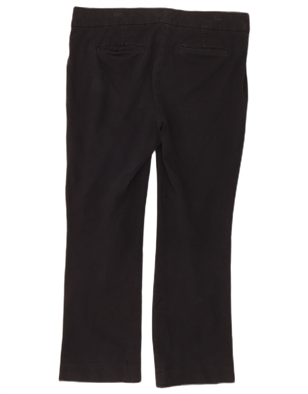 J. Crew Womens Campbell Bootcut Cropped Trousers US 4 Small W32 L25 Black