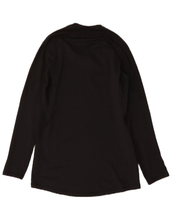 Adidas Climacool Graphic Top cu mânecă lungă pentru femei UK 12 Medium Black