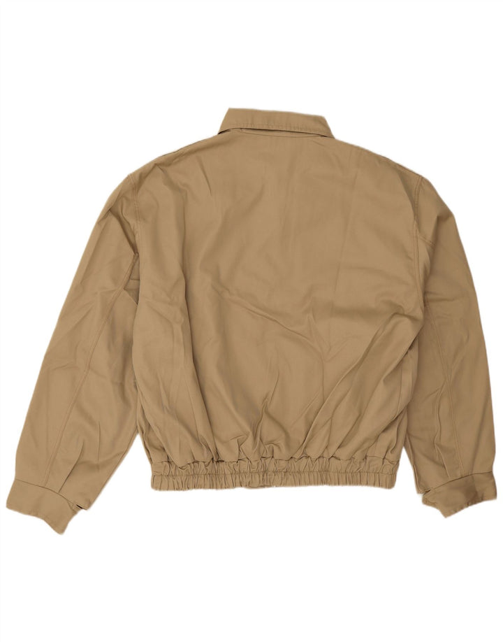 Vintage Herren Bomberjacke UK 40 Large Beige Polyester