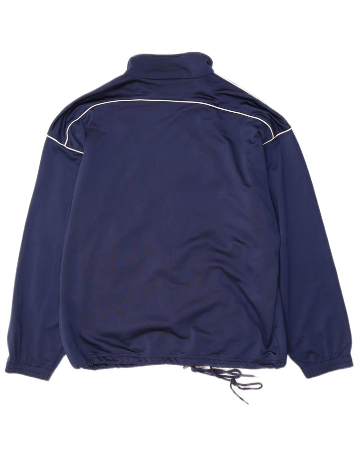 Jachetă de top pentru trening REEBOK pentru bărbați, poliester, bleumarin, mică