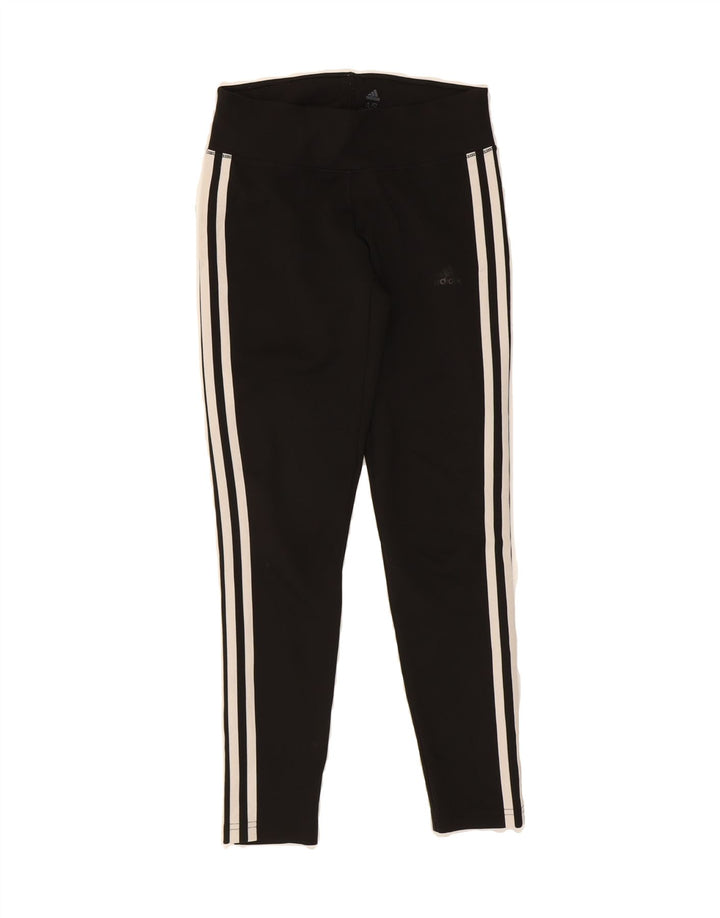 ADIDAS Womens Climalite Leggings UK 10 Small Black Vintage Adidas and Second-Hand Adidas from Messina Hembry 