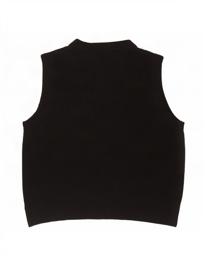 Regata masculina Marks & Spencer com colete médio de poliéster preto