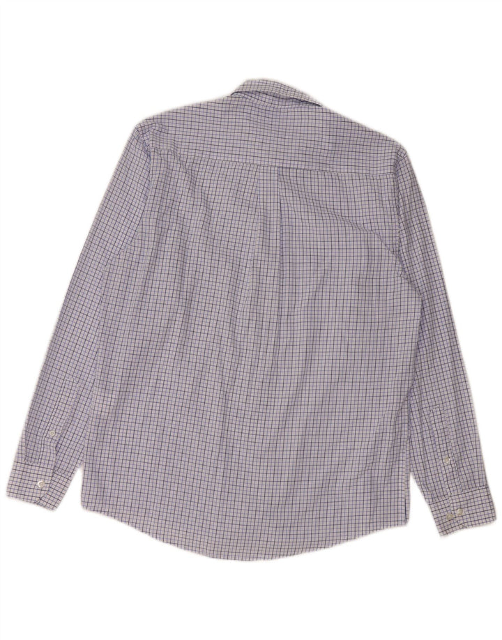 JAMES PRINGLE Camisa Hombre Cuadros Azul Medio Poliéster