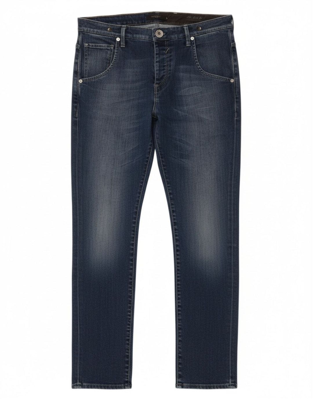 Gas Womens Slim Jeans W26 L30 Blue Cotton