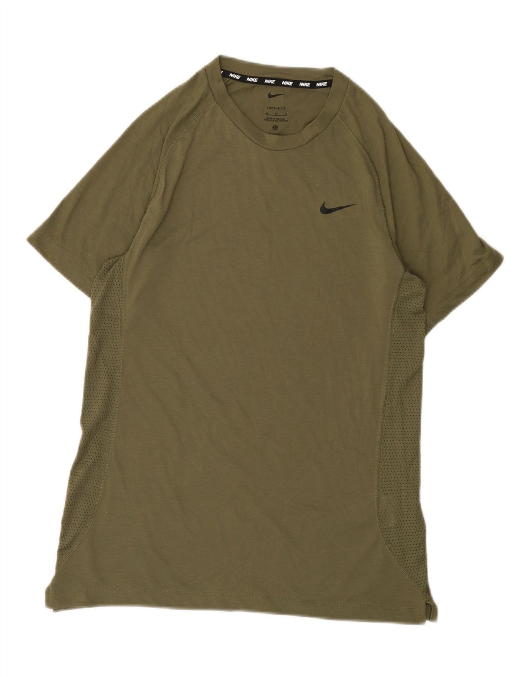 Nike Dri Fit T-Shirt Top srednji kaki poliester