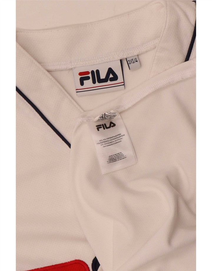 Fila Mens Graphic Jersey felső 2XS fehér színű Colourblock poliészter